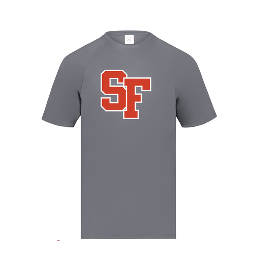 [2790.059.S-LOGO1] Men's Smooth Sport T-Shirt (Adult S, Gray, Logo 1)