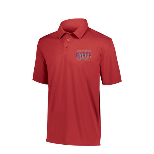 [5017.040.S-LOGO3] Men's Performance Polo (Adult S, Red, Logo 3)