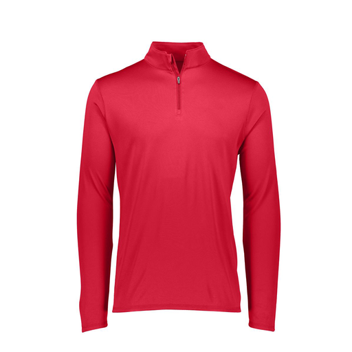 [2785.040.S-LOGO4] Men's Flex-lite 1/4 Zip Shirt (Adult S, Red, Logo 4)