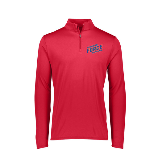 [2785.040.S-LOGO2] Men's Flex-lite 1/4 Zip Shirt (Adult S, Red, Logo 2)