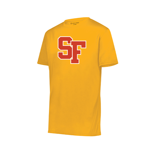[222818.025.S-LOGO1] Men's Movement Dri Fit Shirt (Adult S, Athletic Gold, Logo 1)