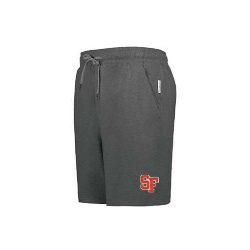 [223504.E83.XS-LOGO1] Men's Ventura Soft Knit Shorts (Adult XS, Gray, Logo 1)